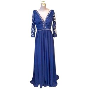 Lulus | Dresses | Lulus Avalynn Navy Blue Lace Maxi Dress Medium Formal Gown Wedding Guest | Poshmark Lulus | Dresses | Lulus Avalynn Navy Blue Lace Maxi Dress Medium Formal Gown Wedding Guest | Poshmark